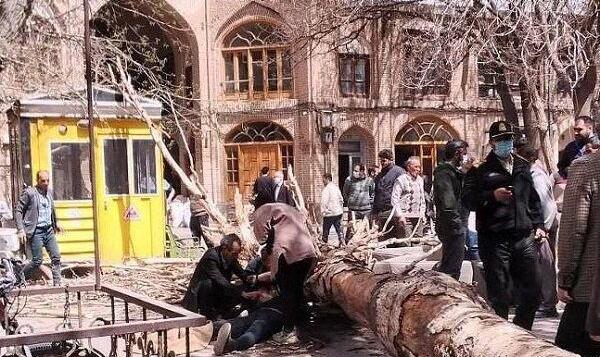 تندباد در آذربایجان شرقی یک فوتی و هفت مصدوم برجا گذاشت