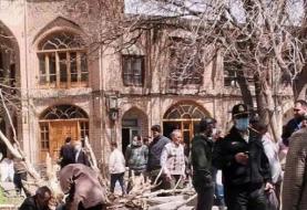 تندباد شدید در تبریز جان یک نفر را گرفت