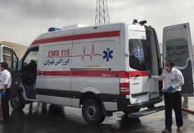 تصادف خونین مینی‌بوس و اتوبوس در جاده آمل به بابل