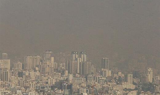 وزش باد شدید و خیزش گرد و خاک در تهران