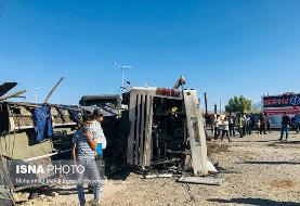 حادثه در جنوب تهران برای تریلی حامل بنزین هواپیما