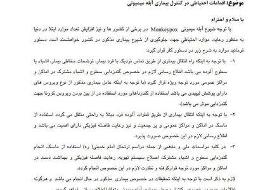 نگران آبله میمونی باشیم یا نه/ جزئیات نامه آماده باش وزارت بهداشت