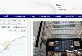 افزایش ۱۴ هزار و ۸۱ واحدی شاخص بورس تهران