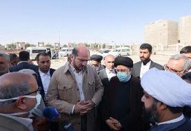 رئیس جمهور  از بیمارستان نیمه ساخته ۹۶ تختخوابی پیشوا دیدن کرد