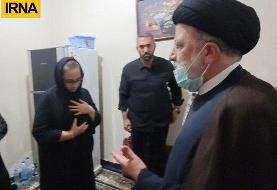 تصاویر | دیدار رئیس جمهور با بازماندگان حادثه متروپل