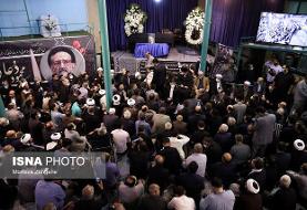 مراسم وداع با پیکر حجت الاسلام دعایی در حسینیه جماران برگزار شد