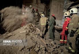 ۲ کشته و ۶ مصدوم در پی ریزش ساختمان در نوسود کرمانشاه