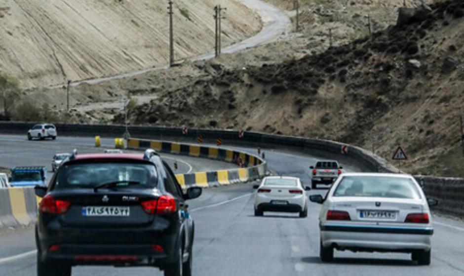 مسدود شدن محور چالوس و هراز از جنوب به شمال از ساعت ۱۴