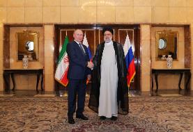 دیدار و گفت‌وگوی پوتین و رئیسی در تهران