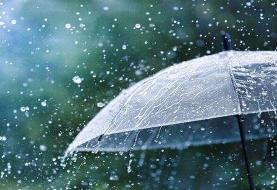بارش باران در برخی استان‌ها