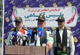 پاتک پلیس تهران به ۳۵۲ تبهکار حرفه ای / ۷۶ باند خشن منهدم شد