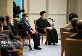 دیدار رئیس‌جمهور و اعضای هیئت دولت با رهبر معظم انقلاب