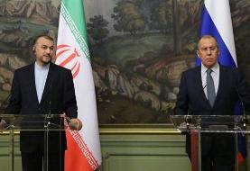 امیرعبداللهیان در مسکو: حامل پیام یکی از رهبران اروپایی درباره اوکراین بودم