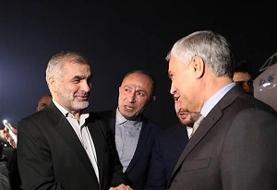 رئیس دومای روسیه وارد تهران شد