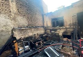 آتش سوزی مرگبار در خاوران / مرد تهرانی زنده زنده در آتش سوخت