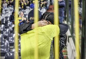 عکس | قتل دو هوادار سوئد باعث لغو بازی بلژیک - سوئد شد!