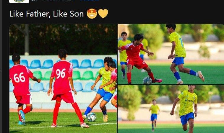 عکس‌| شروع طوفانی پسر رونالدو در النصر!