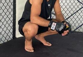 عکس| گرایی قید کشتی را زد و به MMA رفت
