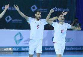 برتری نزدیک تیم ملی فوتسال ایران مقابل روسیه (+عکس)