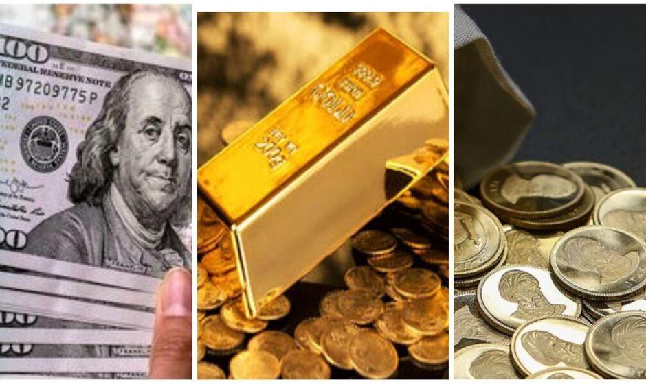 قیمت دلار، سکه و طلا در بازار امروز چهارشنبه ۶ دی ۱۴۰۲