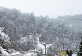برف و باران در جاده‌های ۱۱ استان کشور/ ترافیک نیمه سنگین در ۳ محور