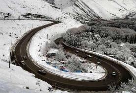 برف و باران در جاده‌های ۷ استان کشور/ ترافیک پرحجم در مقاطعی از آزادراه تهران - کرج - قزوین