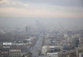 ۱۵ ایستگاه سنجش کیفیت هوای تهران در وضعیت «قابل قبول »