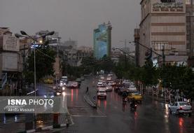 بارش باران و کاهش دما در نقاط مختلف کشور