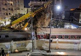 خروج مرگبار قطار از ریل در مصر