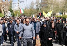 راهپیمایی روز قدس در ارومیه برگزار شد
