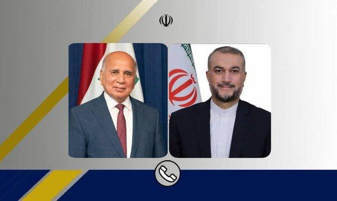 گفتگوی تلفنی وزرای خارجه ایران و عراق