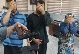 دستگیری سارقان مسلح پلیس‌نما/ عکس