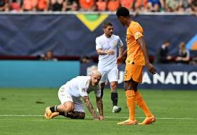 هلند ۲ - ایتالیا ۳؛ کومان زانو زد تا لاجوردی ها سوم شوند