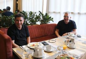 عکس| برانکو مهمان ویژه قلعه‌نویی در اردوی تیم ملی