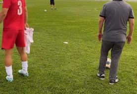 چالش قلعه نویی و حاج صفی در تمرین تیم ملی در تاشکند