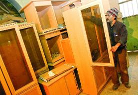 (تصاویر ۱۸+) ؛ مراحل ساخت یک تابوت در کارگاه نجاری بهشت زهرا(س)