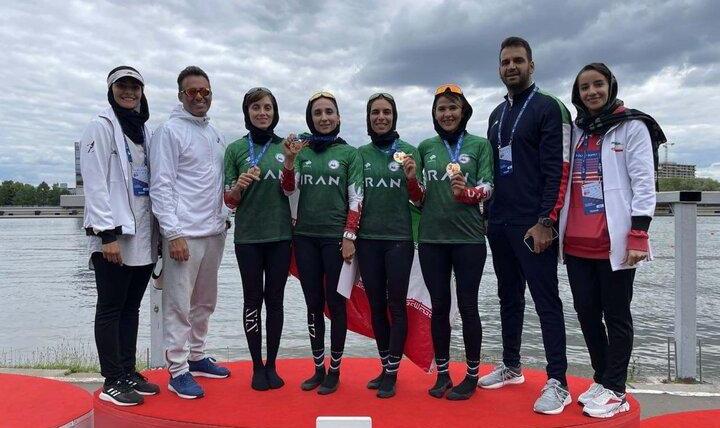 پایان کار قایقرانان ایران با ۵ مدال برنز و ۱ مدال نقره