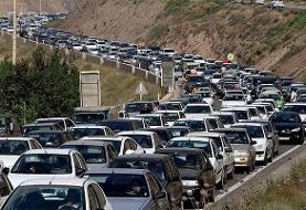 ترافیک سنگین در جاده‌ های شمال
