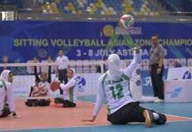 تیم ملی والیبال نشسته بانوان نایب قهرمان آسیا شد