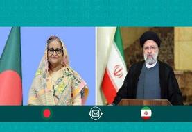رییس‌جمهور آغاز دور جدید نخست وزیری «شیخ حسینه واجد» را تبریک گفت