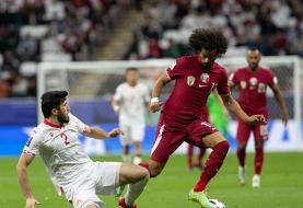 جام ملت‌های آسیا؛ قطعی شدن صعود قطر با برتری مقابل تاجیکستان ۱۰ نفره