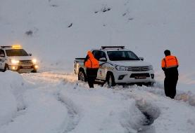 احتمال ریزش سنگ و بهمن / پرهیز از سفرهای غیر ضرور در جاده کرج - چالوس