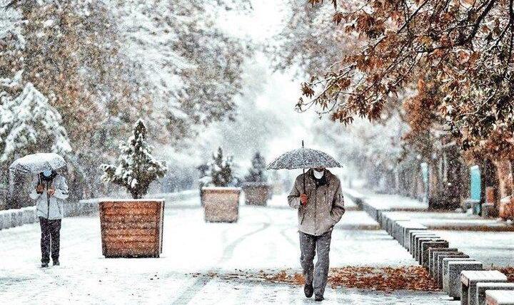 احتمال بارش باران و برف در پایتخت