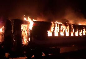 تنش در بنگلادش دو قطبی در آستانه انتخابات پارلمانی؛ آتش‌سوزی «عمدی» در قطار جان ۴ نفر را گرفت