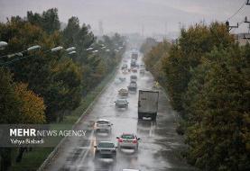 بارش برف و باران در اکثر استان‌ها