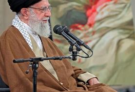عکس ویژه دختر کاپشن صورتی در دیدار امروز رهبر انقلاب /نقاش این تابلو کیست؟