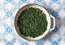 طرز تهیه خورشت قورمه سبزی با مرغ مجلسی و جا افتاده