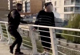 پلیس مازندران در کسری از ثانیه این دختر در حال خودکشی را نجات داد | سرعت عمل ستودنی پلیس را ...