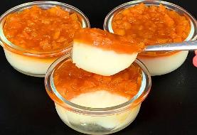 با شیر و کدوتنبل این دسر خوشمزه و کم هزینه را درست کنید! (فیلم)