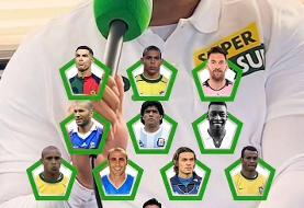 عکس| برای اولین بار، رونالدو تیم رویایی‌اش را معرفی کرد